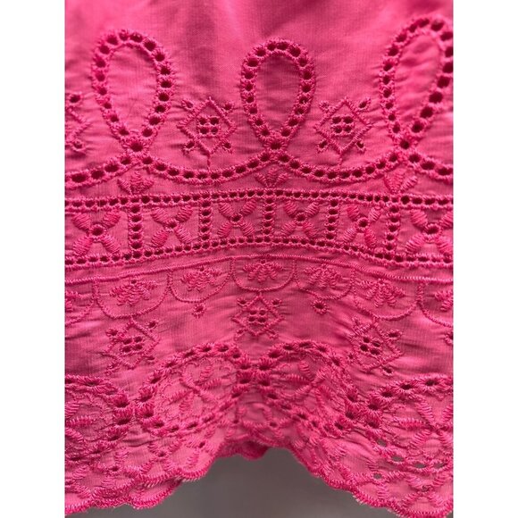 Bohemian Pink Maxi Dress With Lace Sleeves & Embroidery Size L By The River - Picture 3 of 6